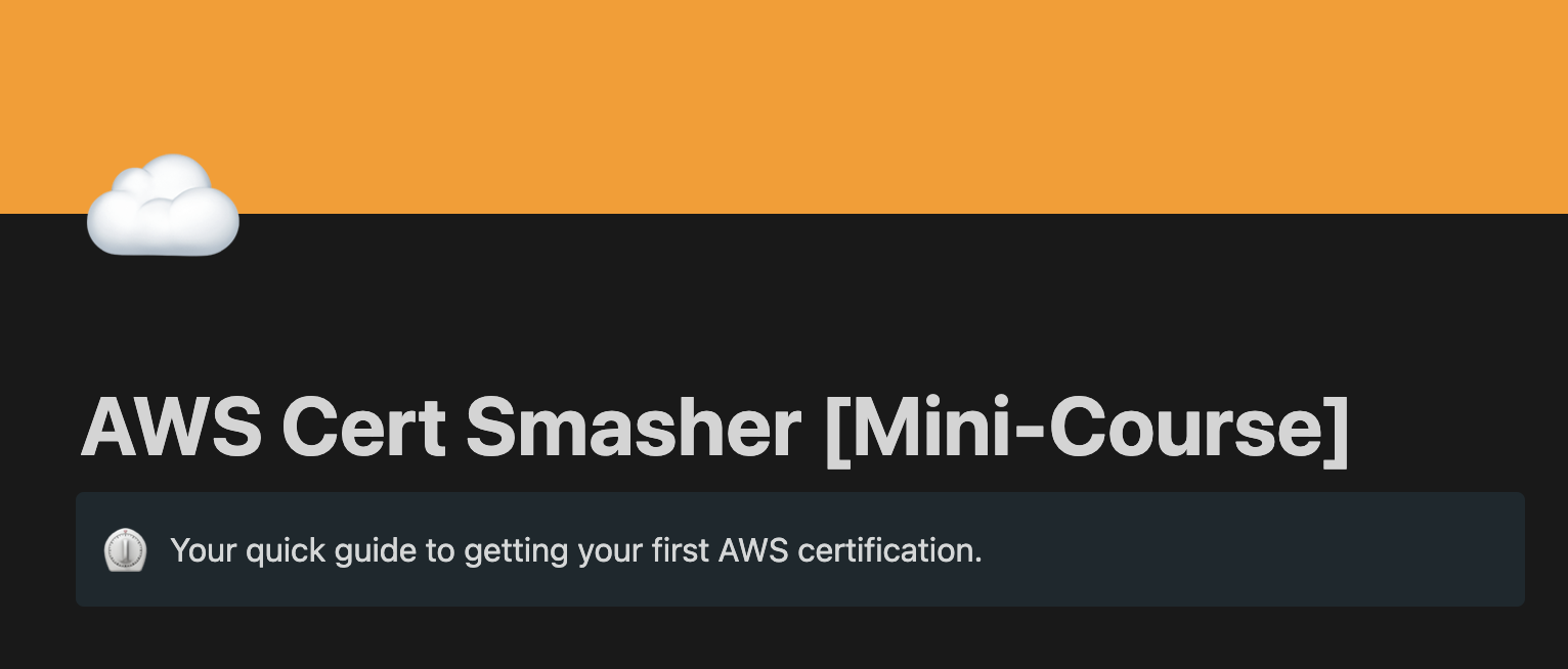 AWS Cert Smasher preview