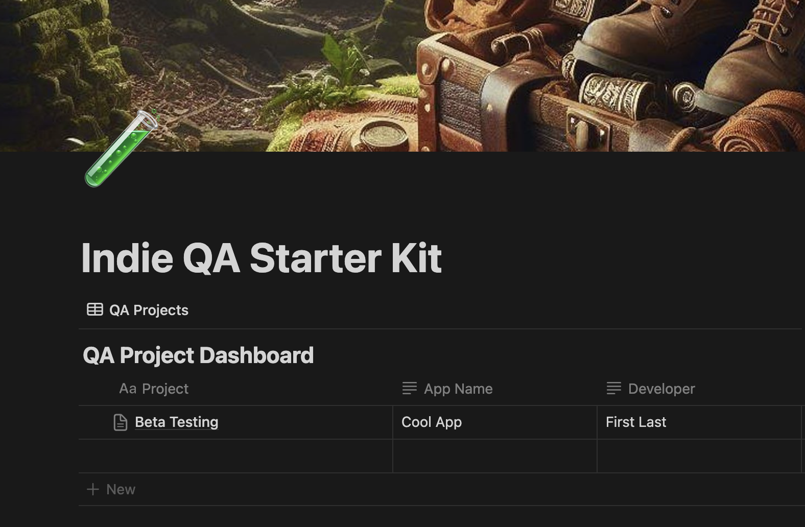 Indie QA Starter Kit preview